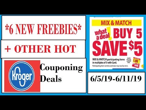 *6 MORE FREEBIES* + MORE KROGER COUPONING DEALS!- 6/5/19-6/11/19