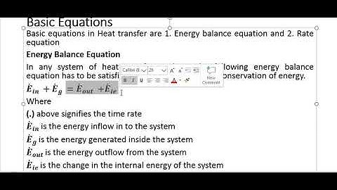 FEA (17ME61) Module 4 (1) Basics of Heat Transfer