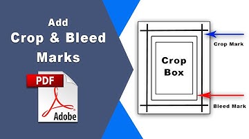 How to add crop and bleed marks in pdf using Adobe Acrobat Pro DC
