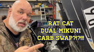 RAT CAT DUAL MIKUNI CARB SWAP