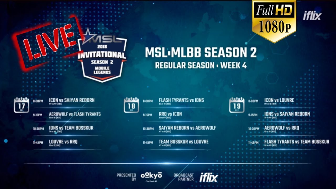 🔴[LIVE -NHD 1080P] FLASH TYRANTS vs TEAM BOSSKUR | MOBILE STAR LEAGUE (MSL) SEASON 2 | WEEK 4 DAY 3