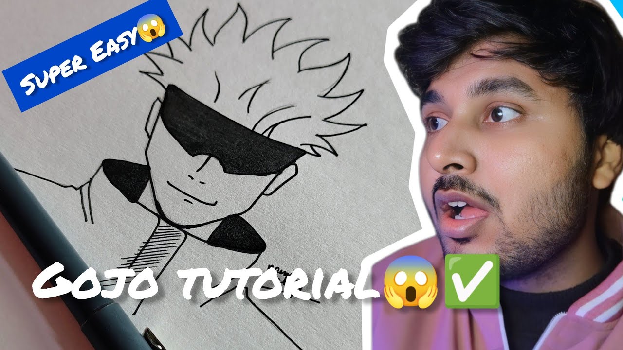 How To Draw Gojo || Namanclacy - YouTube