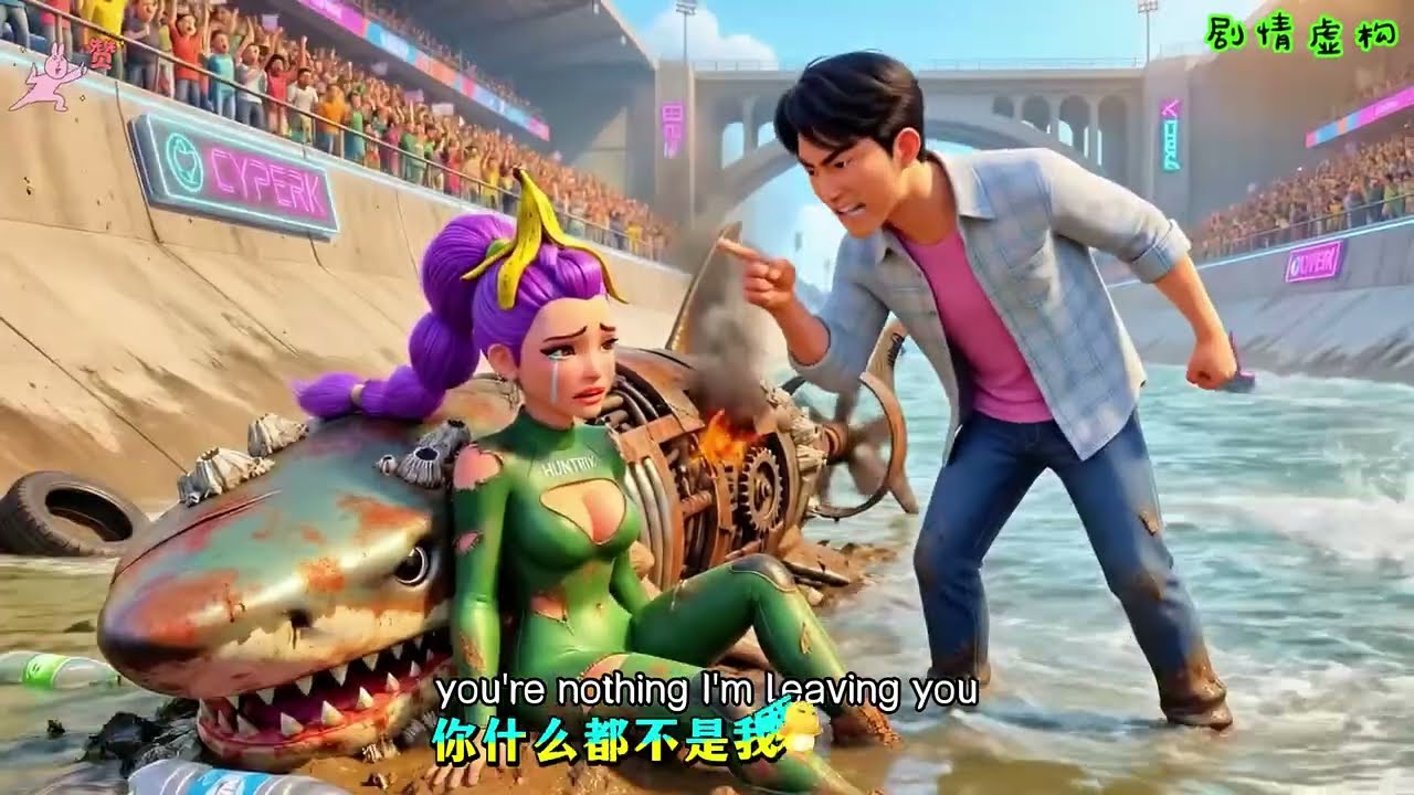 Epic Shark Racing Battle 🦈 | Extreme Action & Stunts | Cinematic Animated Video 