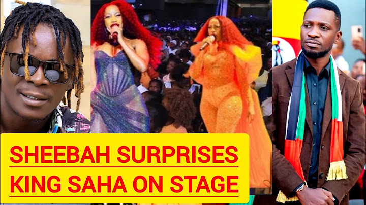 LABA SURPRISE. SHEEBAH ALUMBYE KING SAHA KU STAGE NAKAWERE N'OMWANA WE