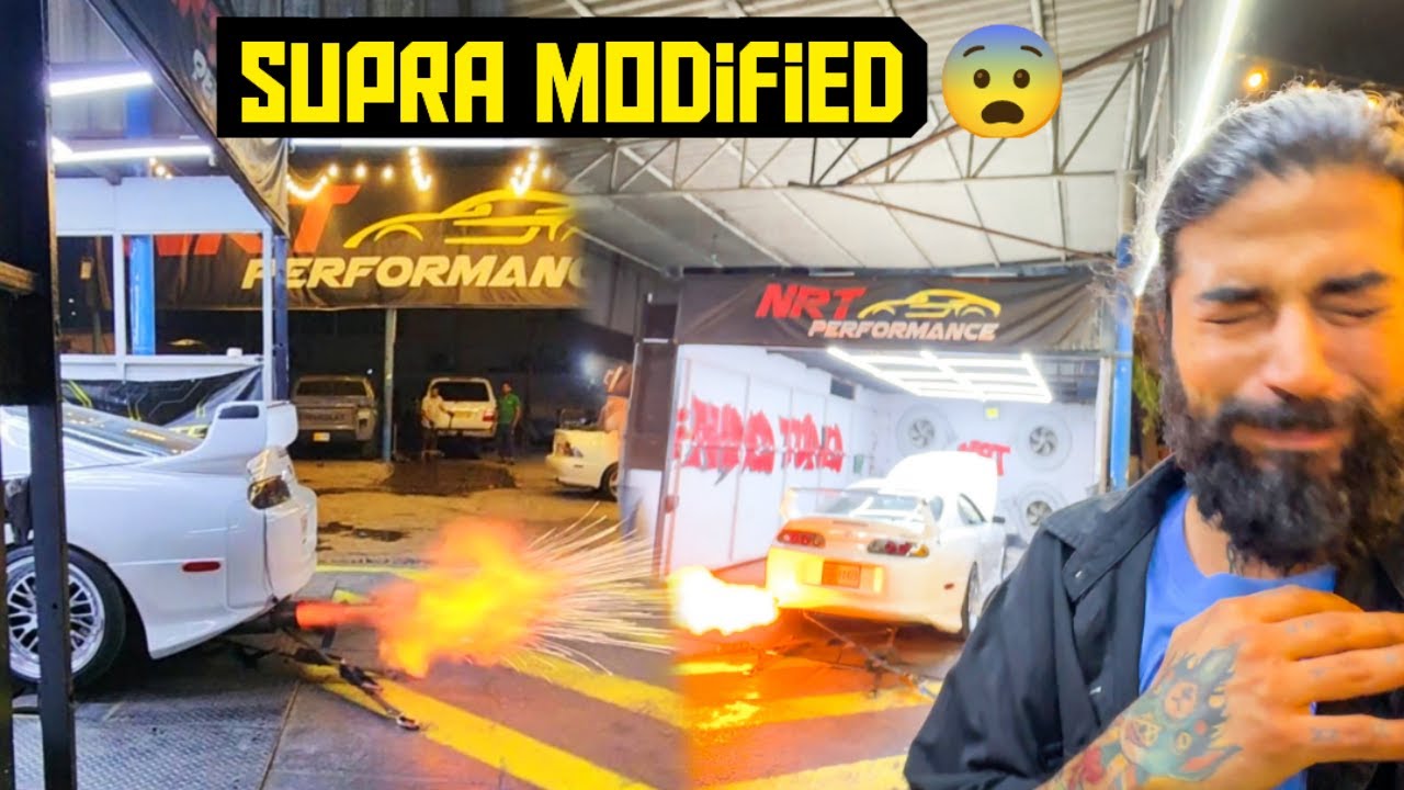 Finally Apni Supercar Supra MK4 Full Modify Hogai Loudest Exhaust Ke