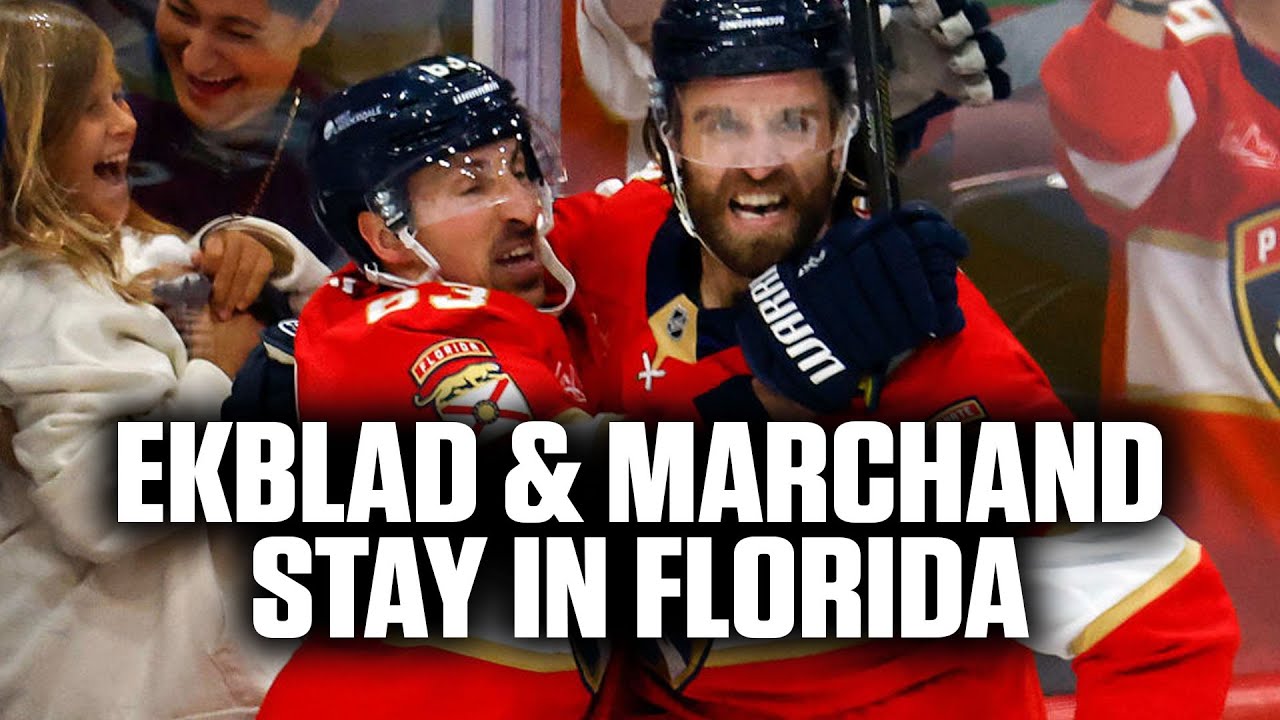 Marchand and Ekblad Re-Sign with Panthers