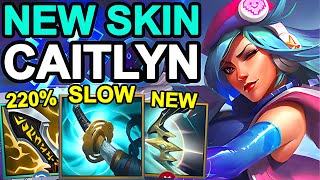 Wild Rift China Caitlyn Adc - 20KILL Pentakill - Full Critical OP Build Runes - Arcade Caitlyn Skin