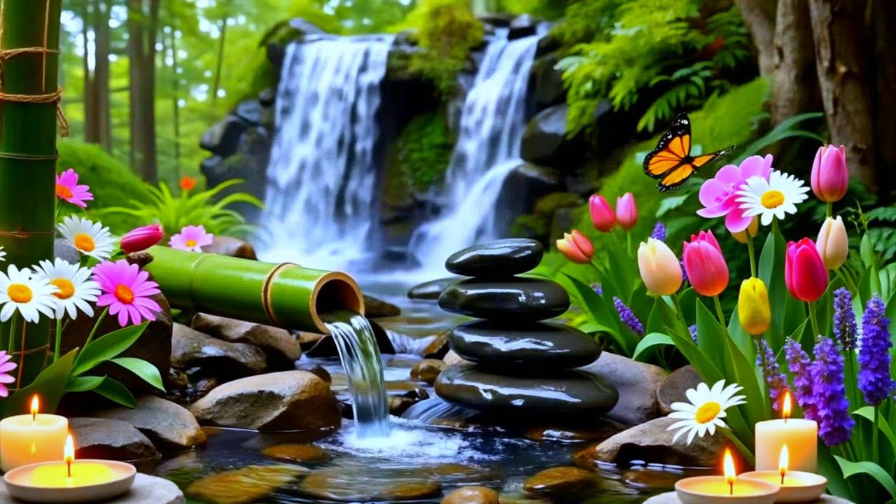 Deep Relaxing Music for Anxiety and Stress with Peaceful Piano Water Ambience