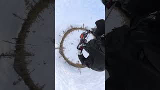 Widescape WS 250 swamp riding 2 deep snow