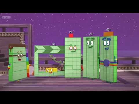 Numberblocks but only when 43 is on screen