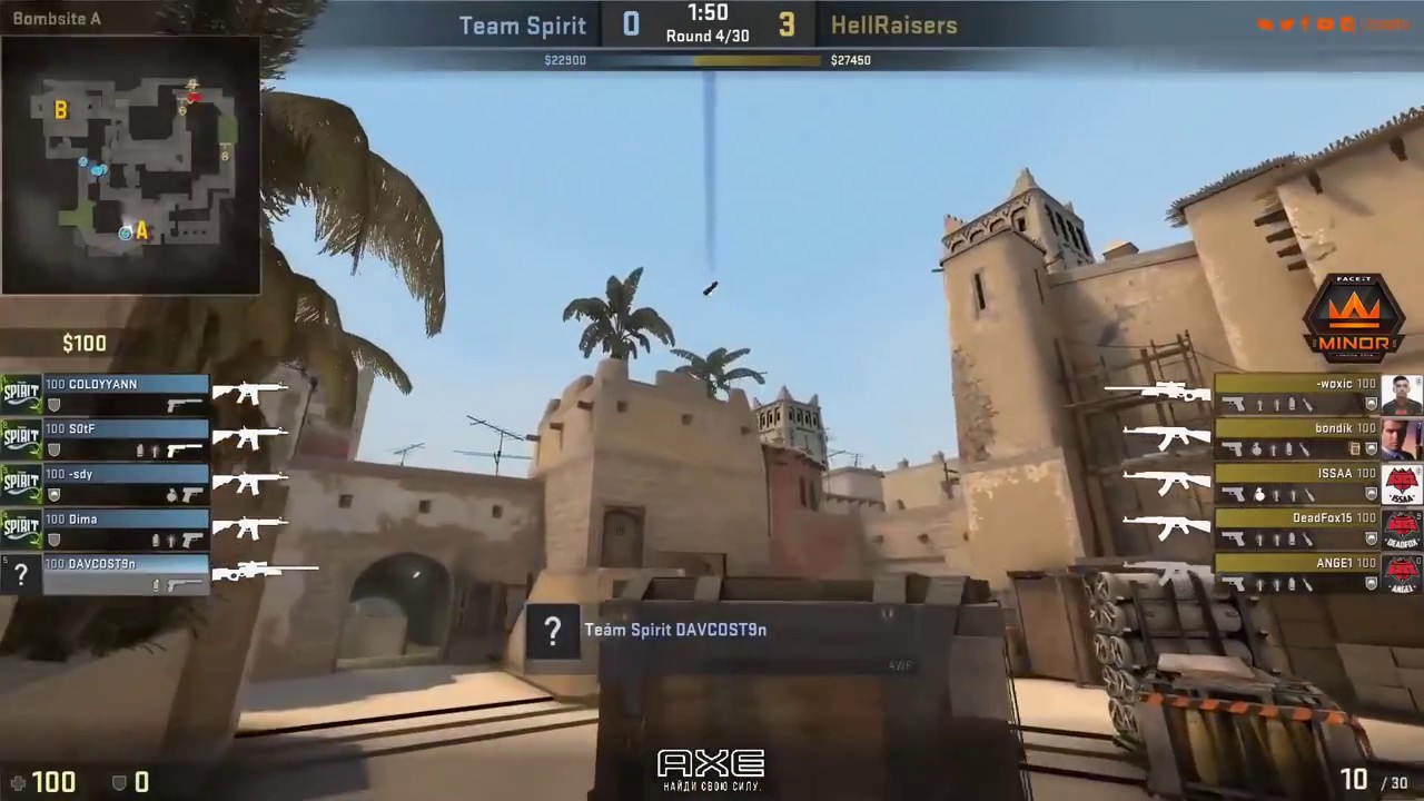 HellRaisers vs Team Spirit - ФИНАЛ СНГ MINOR MAP 2