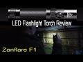 LED Flashlight Torch | EDC [Everyday Carry] For Preppers - Zanflare F1 - Rechargeable