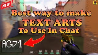 Best way to make VALORANT Text Arts To Use In Chat | @AvengerGaming71