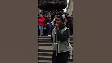 Thumbnail of When your busking partner won't chime in 😂 #shorts | His voice didn't disappoint 👏🏽👏🏽
