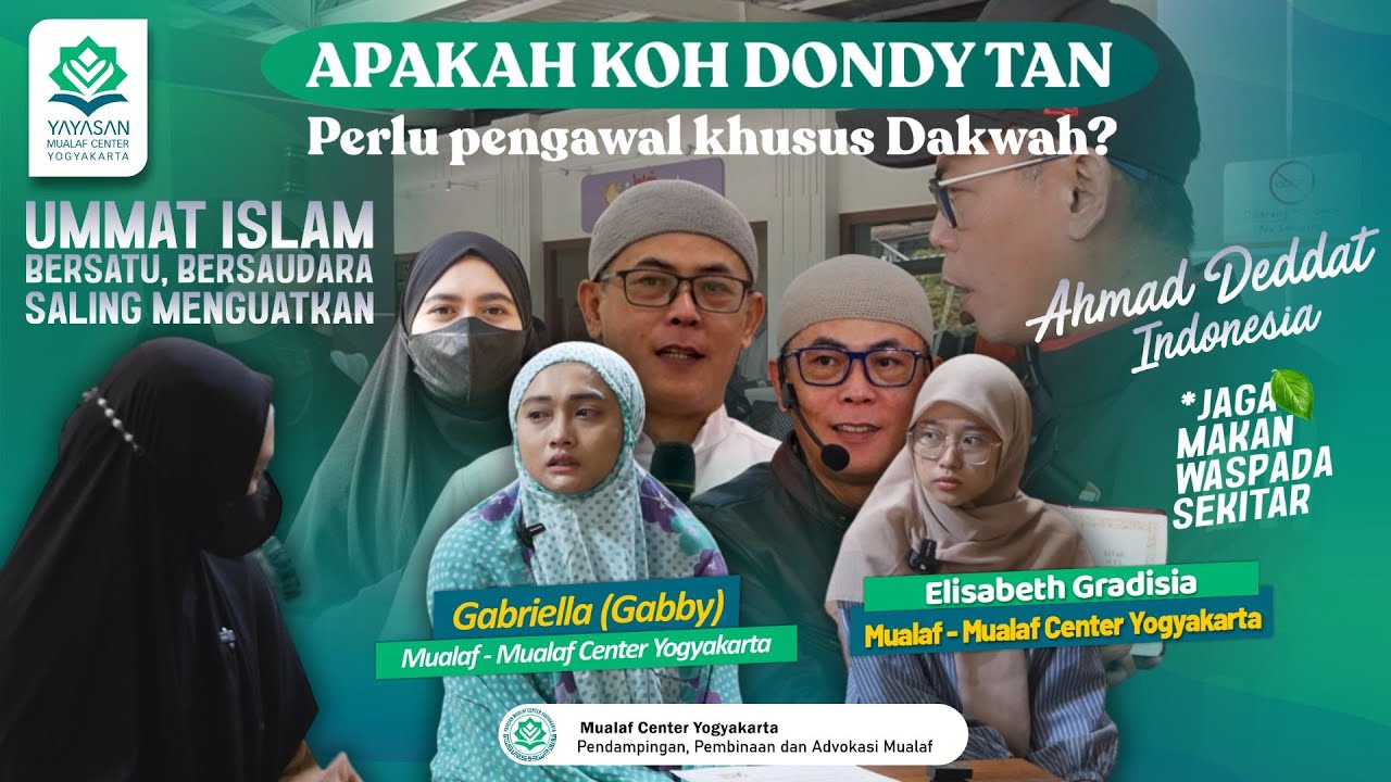 🔵 KOH DONDY TAN , GABBY, CE GRADIS & CE LIANA YASMIN ONE FRAME | MUALAF CENTER YOGYAKARTA
