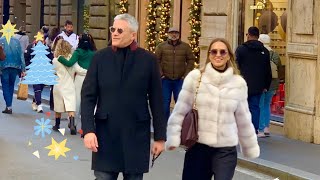 🇮🇹ITALIAN FASHION STREET👍❤️ or how the Romans dress in winter🎄✨