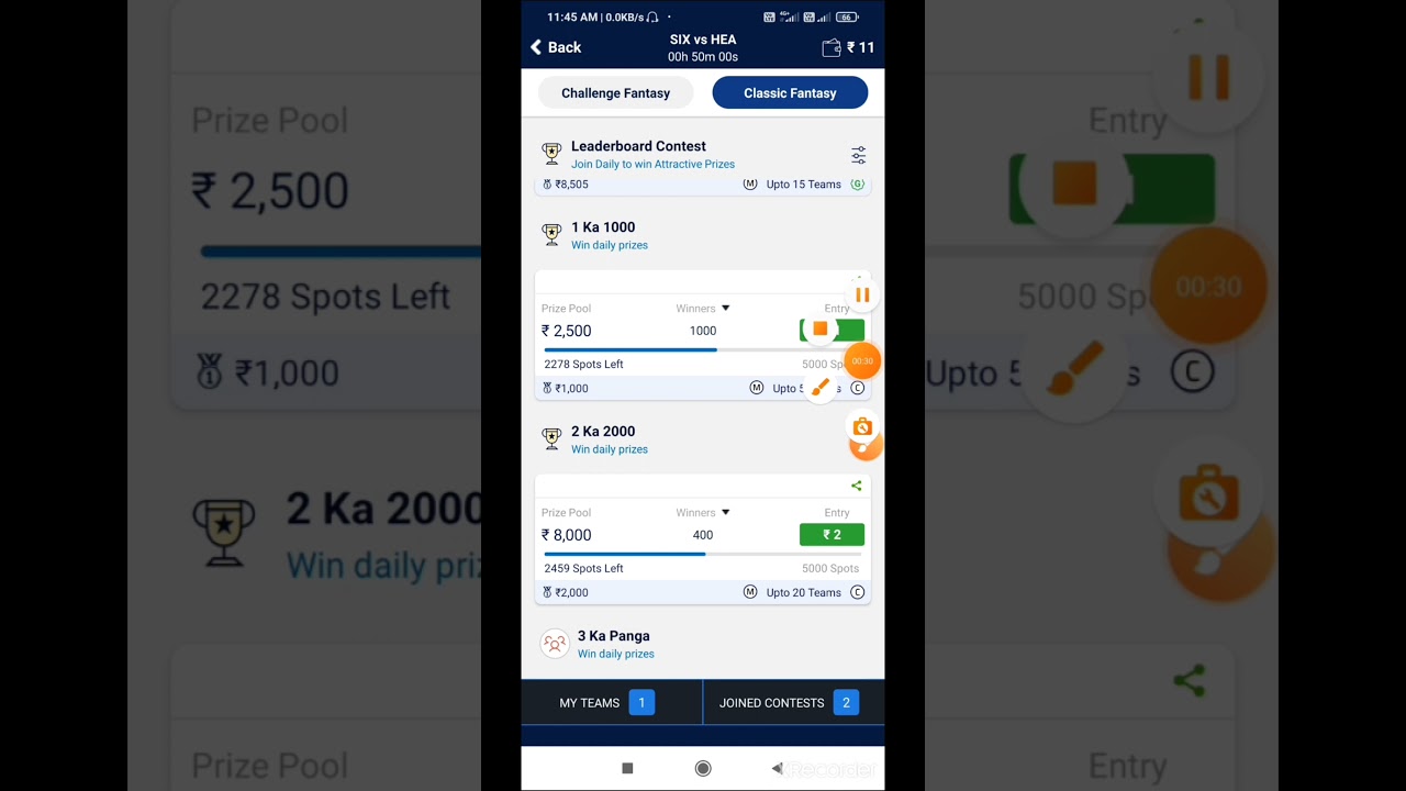 Dream11 Free Entry New Trick || Dream11 Free Me Kaise Khele