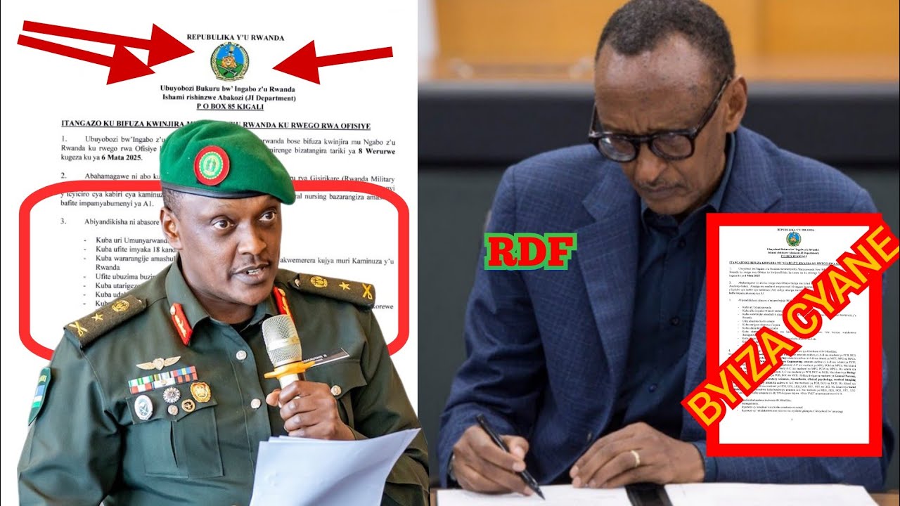 Itangazo Rya Rdf ITANGAZO RYA RDF REBA URUTONDE NGURWO N'AMARALIKI UKO BAZAGENDA BANDIKA ...