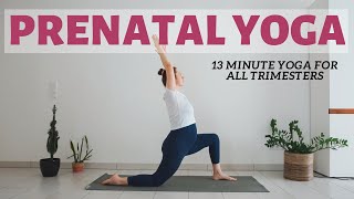 Gentle Prenatal Yoga: 13 Minute Routine for Every Trimester