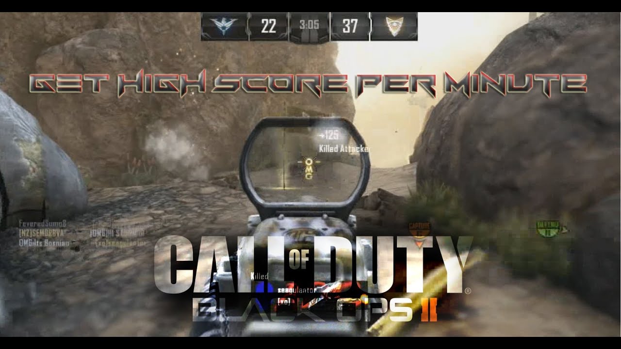Ops Score Black Ops 2 Multiplayer Gameplay - How To Get High Score Per Minute ...