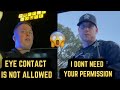 Eye contact with cops is not allowed show me your id first amendment audit copss
