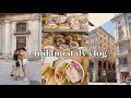 Italy Milano Vlog: summer days in Milan with friends, italian aperitivos, eating food & work