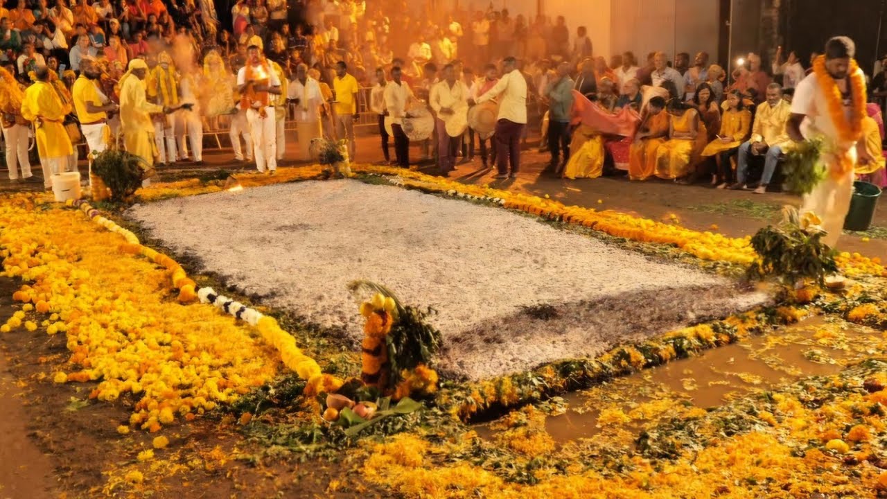 MARCHE DANN FEU 2025 au Temple Draupadi Domaine Mon Caprice (Ligne des Bambous)