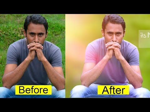 Photoshop Background Mixing and Effects Urdu/Hindi Tutorial