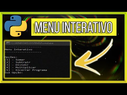 How to CREATE an INTERACTIVE MENU in PYTHON - [EASY METHOD]