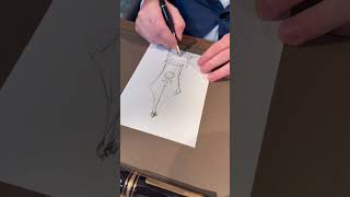 Watch an Artist sketching a Montblanc Nib