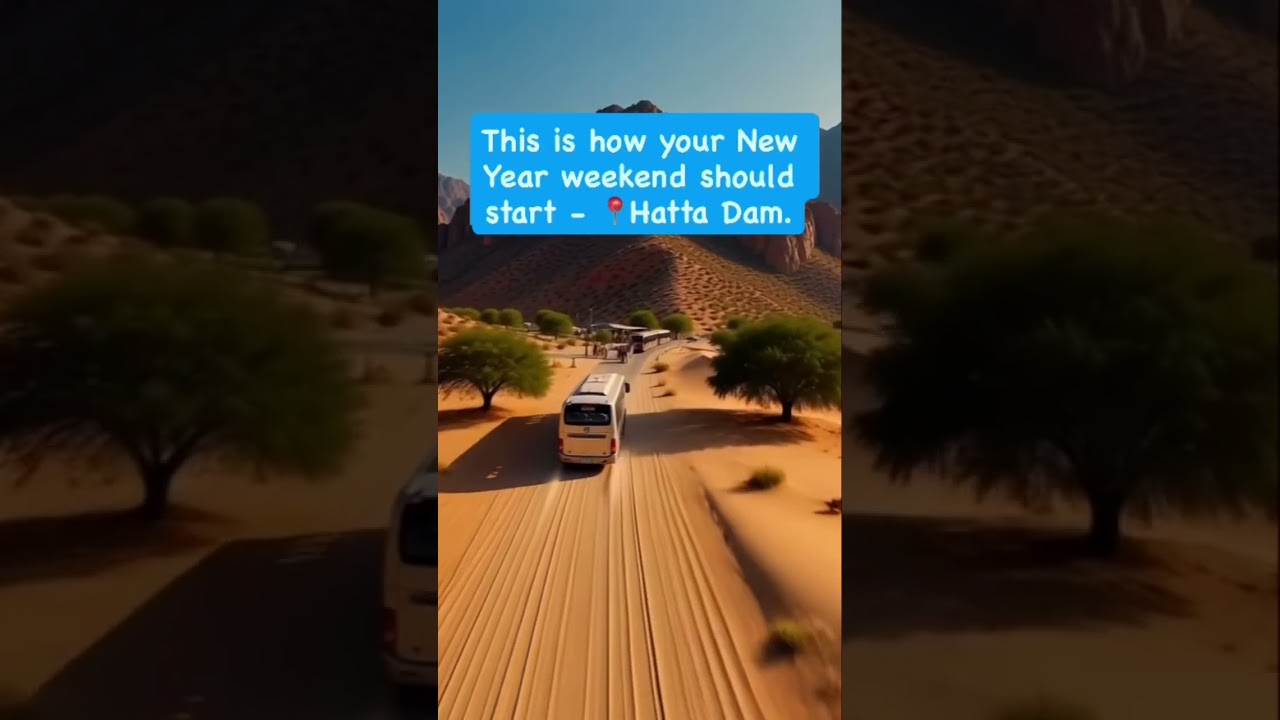 Start your New Year weekend right — this view costs just AED 20 and 2 hours at Hatta Dam