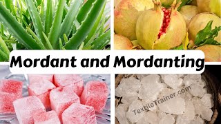 Latest Classification of Mordant and Mordanting in Simple 3 Way: Natural Dye science