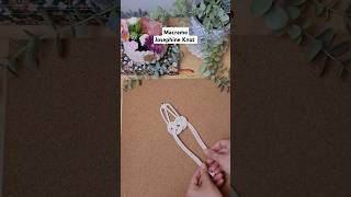 How to make Macrame Josephine Knot.
