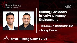 Hunting backdoors in Active Directory Environment
