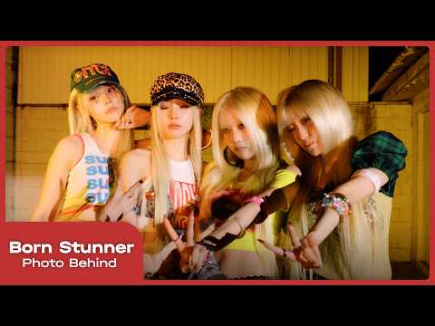 백금발 네 쌍둥이가 된 아르르👭👭 | ARTMS (아르테미스) 〈Hyper Ego〉 Photo Behind