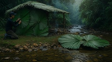 72h of hiding in the deep forest, hunting crabs and fish, cooking, sleeping in the forest