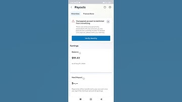 Payout account restricted from Monetizing