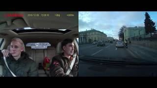 CANSONIC Z1 DUAL GPS пример видео авторегистратора CANSONIC Z1 DUAL GPS пример видео авторегистратора