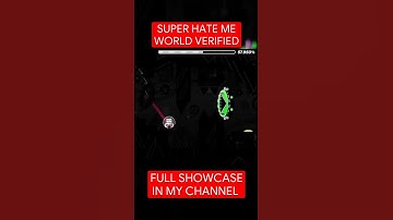 SUPER HATE ME WORLD VERIFIED #geometrydash #mrf  #residentevil