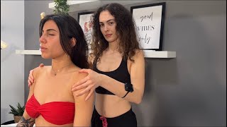 ASMR Deep Sleep Massage Head Back Foot Neck Therapy No Talking