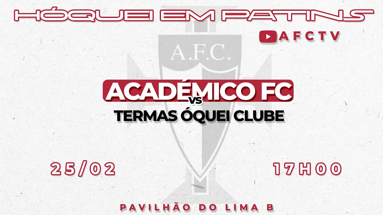 AFCTV - Hóquei em Patins: Académico FC X Termas Hóquei Clube - YouTube