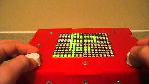 LED Etch-a-Sketch Demo