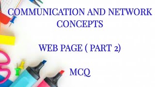 PG TRB CS - WEB PAGE (PART 2) MCQ