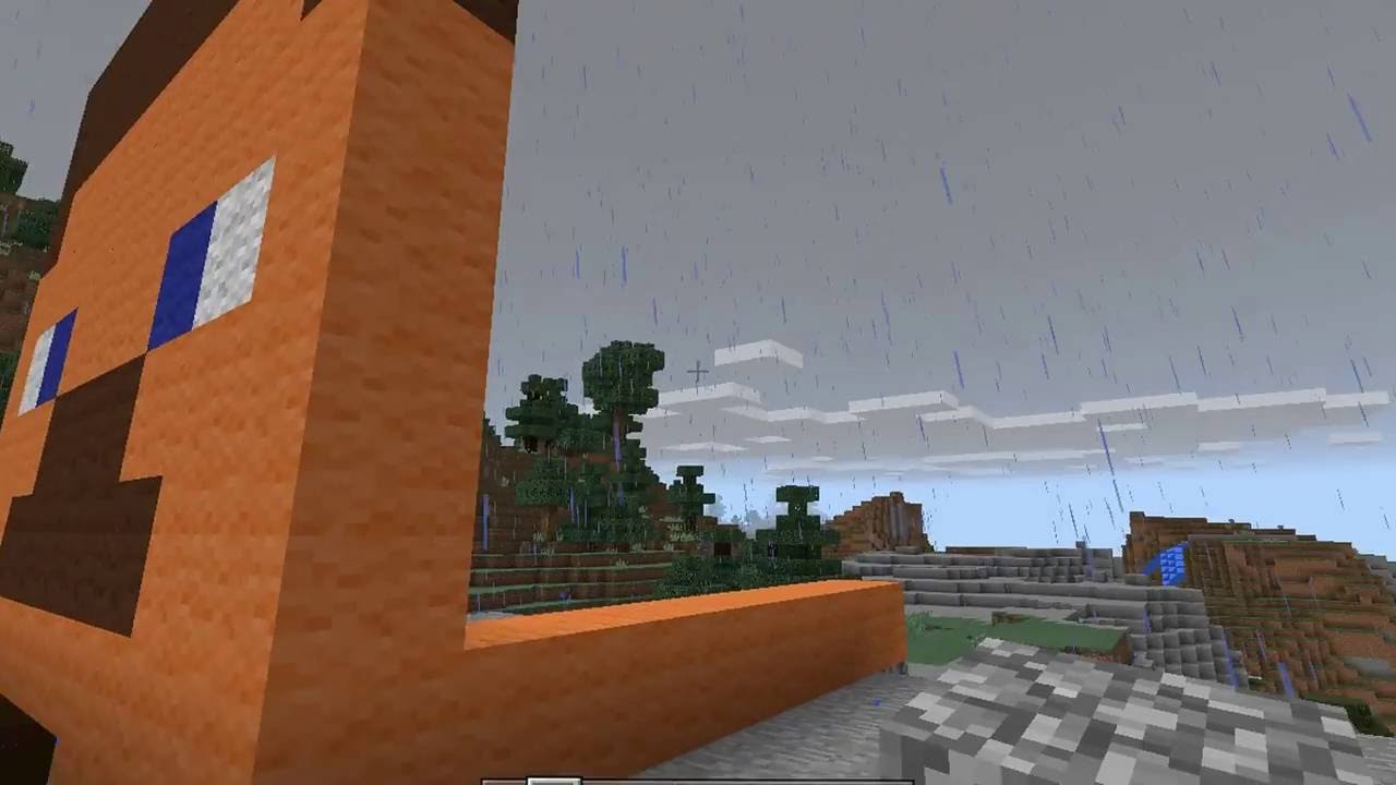 How To Build A Steve Head In Minecraft PC OR Pocket Edition YouTube