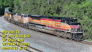 Marshall, TX | UP Little Rock (66.7) / Reisor (351.3) Subs - PTZ #1 | SouthWest RailCams LIVE