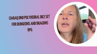 DND Polyhedral Dice Set Dice Bag Dungeons and Dragons RPG