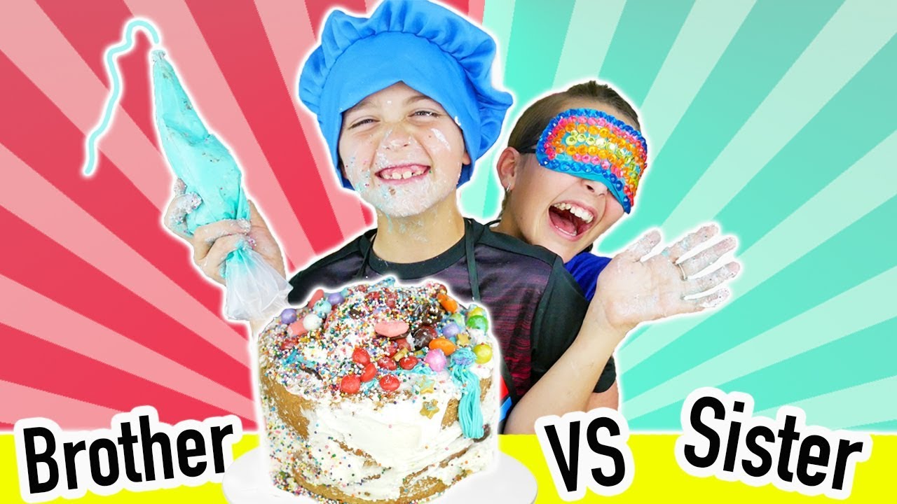 Brother VS Sister Not My Arms Cake Decorating Challenge