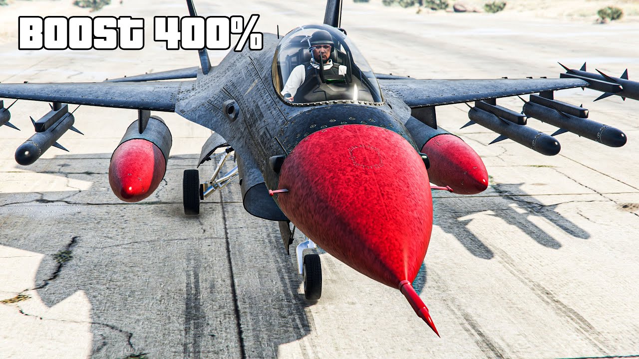 J'AI BOOSTÉ MON AVION DE CHASSE XD