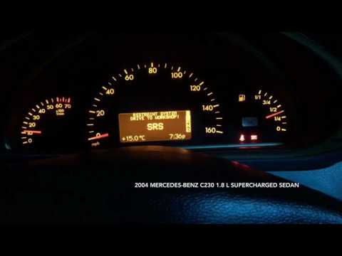 Mercedes-Benz C230 SRS Error Problem
