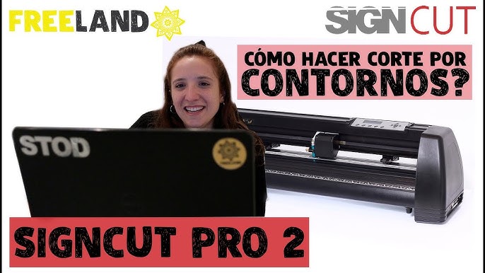 Plotter de Corte de 63 cm, Automático con sensor óptico y Sofware de corte  de contorno AnyCut